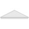 Ekena Millwork Peaked Cap Smooth Architectural PVC Combination Pediment, 84"W x 27-7/8"H x 2-3/4"P (Pitch 6/12) PEDPC084X280PKC00 - alternate 3